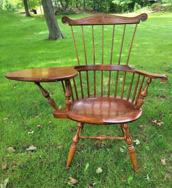 Image of D R Dimes small size writing arm Windsor chair