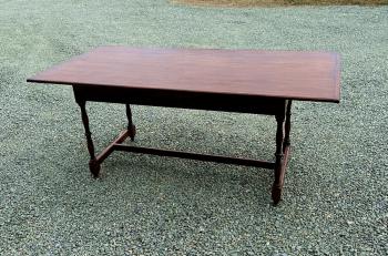 Image of D R Dimes country pine harvest table