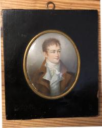 Early 19th c portrait portrait of a gentleman