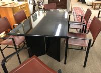 Mid Century Modern Cidue table and chairs Italy c1970