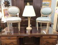 Rare pair of Louis XVI period French childs chairs