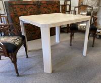 Modern fumed oak table by Jonathan Isleib