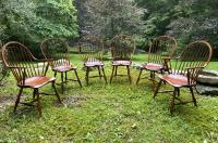 D R Dimes Windsor dining chairs
