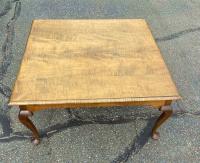 Handmade coffee table in tiger maple