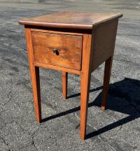 Early American country walnut stand c1840