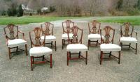 Antique George lll Shield-Back dining chairs