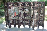 Antique Chinese Eight Fold Coromandel Screen