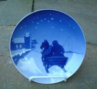 Bing and Grondahl Porcelain Christmas Plate dated 1906