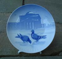 Bing and Grondahl Porcelain Christmas Plate dated 1921