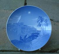 Bing and Grondahl Porcelain Christmas Plate dated 1922