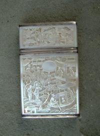 Mother of Pearl Chinese Carved Card Case