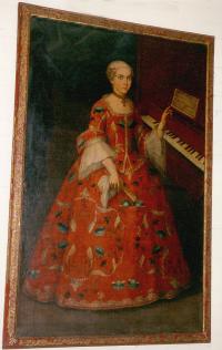 Period Spanish Catholic Princess oil on Canvas