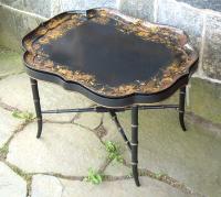 Stair and Company Hand Painted Butlers Tea Table