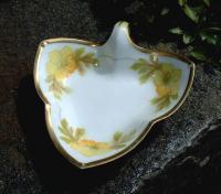 RS Germany Leaf Shaped Porcelain Dish
