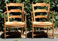 Period Antique Country French Provincial Chairs