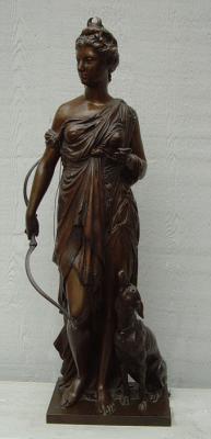 French Bronze Cast Sculpture by French Sculptor Bulio