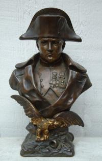 Cast Bronze Sculpture of Napoleon by Italian Sculptor O. Ruffony