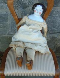Antique China Head Bisque Porcelain Doll circa 1860 to 1870