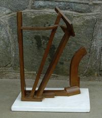 Oded Halahmy abstract bronze sculpture
