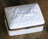 Antiques Capo di Monte soft paste box