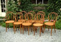 Antique Thonet Austrian Bentwood Chairs set of 8