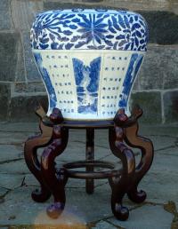 Antique Chinese Plant Pot Stand