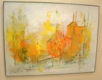 Modern Art abstract landscape painting Harry Day Essex CT