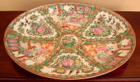 Antique Chinese export Rose Medallion platter
