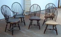 Set  American Windsor chairs c1775