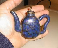 Antique Minature Cloisonne Japanese Tea Pot