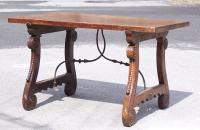 Early Spanish walnut dining table 1630 to 1680