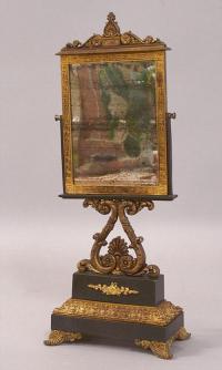Early French shaving mirror c1820