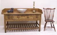Early Irish furniture dairy table c1820 to 1840