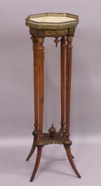 French marble top plant stand c1880