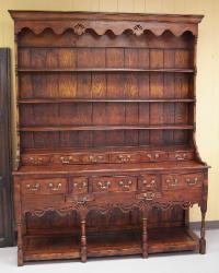 English handmade George III style Elm Dresser