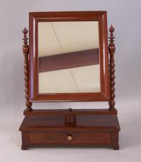 English Victorian mahogany dresser mirror c1875