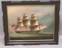 China trade Southern Cross of Liverpool oil on canvas c1857
