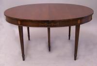 Flint company mahogany dining table with three leaves c1900