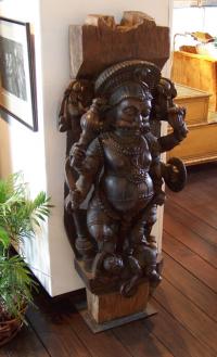 18th century Temple wood carving from India