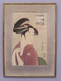 Contemporary Japanese woodblock print 20th century