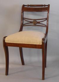 Period American Sheraton Fancy side chair with inlay c1835