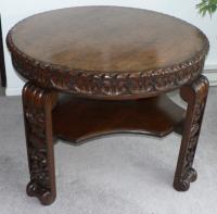 Early Mexican style walnut table c1900