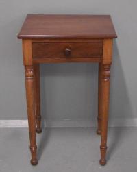 One drawer 19th century country night stand