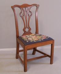Period American mahogany Chippendale side chair c1780