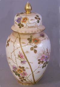 Royal Bonn covered porcelain ginger jar c1900