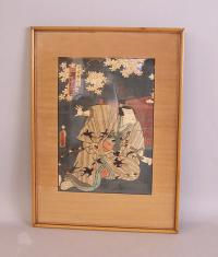 Japanese 19thc wood block print