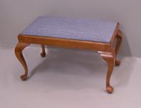 Wallace Nutting window bench with upholstered seat c1930