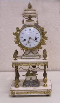 Early 20th century French mantle clock by Bourdier Paris c1820