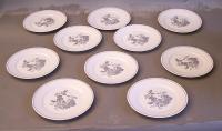 Tiffany company grosvenor porcelain luncheon plates