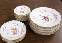 Collection of Meissen porcelain plates